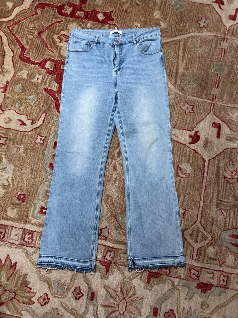 Light Wash Wide Leg Women's Jeans - Casual Flare Denim
